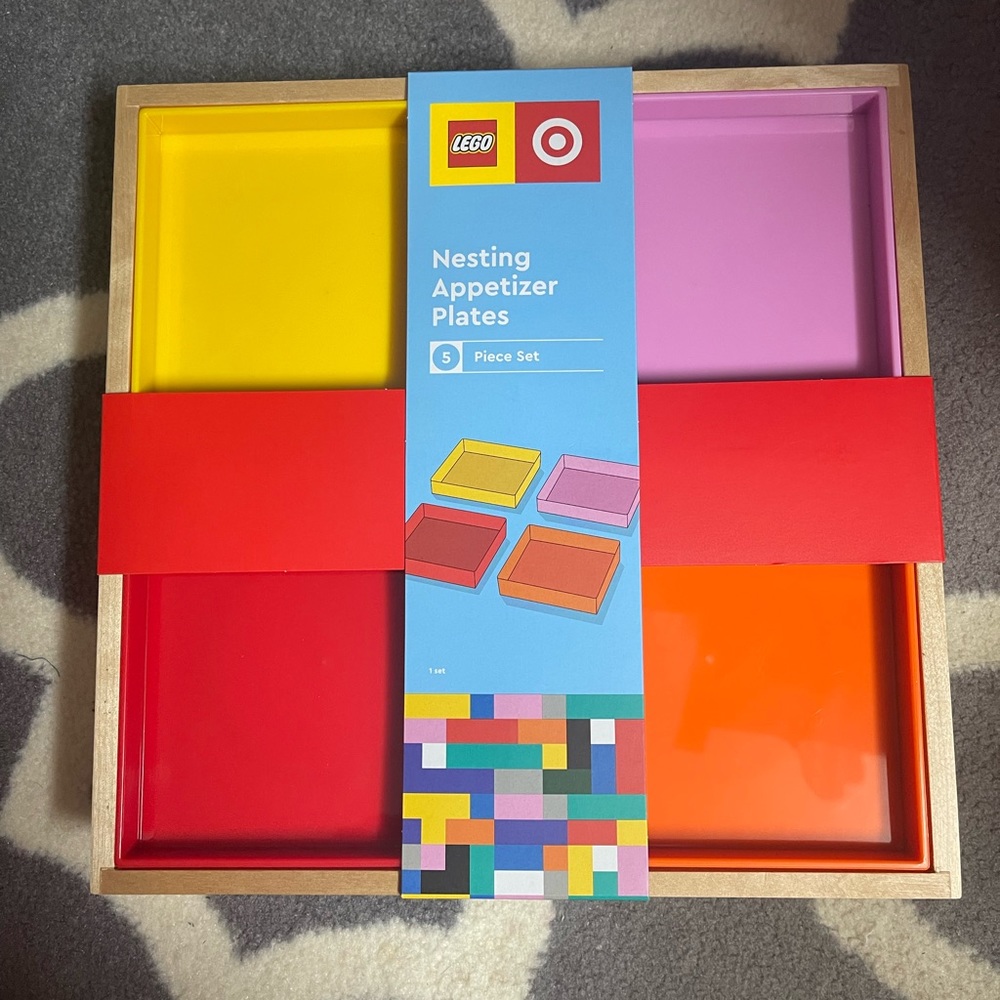 Brand new legoxtarget nesting appetizer plates